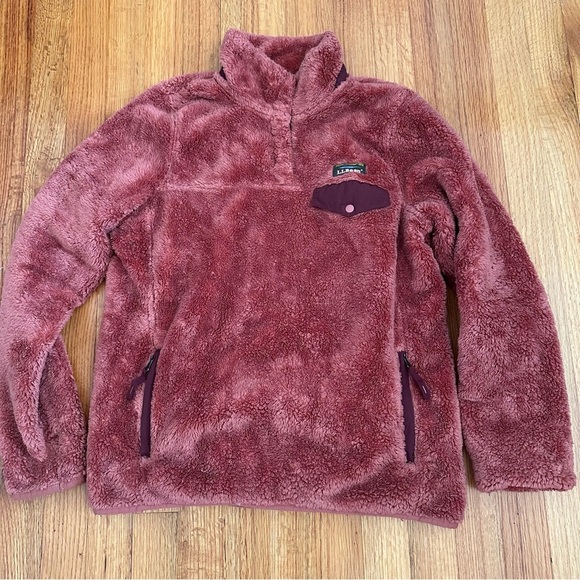 L.L.Bean Women’s Hi-Pile Fleece pull over size XS(c6 - Picture 9 of 16